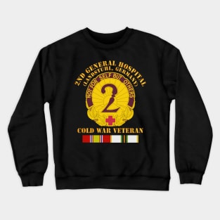 2nd General Hospital - Landstuhl FRG - w COLD SVC Crewneck Sweatshirt